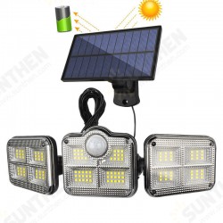 5M Wire 3 Heads LED Solar Lights Motion Sensor Outdoor Solar Wall Lamp LED Porch Light Waterproof Sunlight Powered for Garden 5M Wire 3 Heads LED Solar Lights Motion Sensor Outdoor Solar Wall Lamp LED Porch Light Waterproof Sunlight Powered for Garden