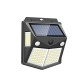 260LED Outdoor Solar Light IP65 Waterproof Motion Sensor Solar Light Garden Courtyard Passage Security Lighting Black