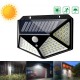 100 LED Solar Powered PIR Motion Sensor Wall Light Outdoor Garden Lamp 3 Modes