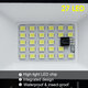 Remote Control LED Solar Panel Light Flood Light Lamp Outdoor Garden Spotlight