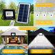 Remote Control LED Solar Panel Light Flood Light Lamp Outdoor Garden Spotlight