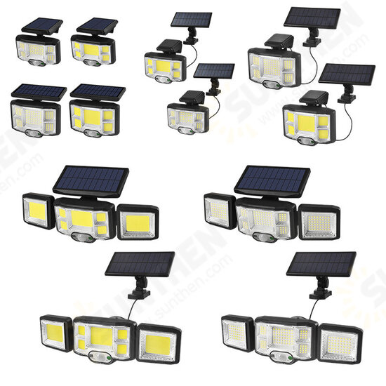 Solar Lights Outdoor LED/COB Wireless Motion Sensor Light Integrate/Separate Design Wide Angle with 3 Lighting Modes IP65 Waterproof Garden Solar Lamp