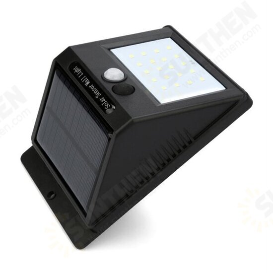 Solar Power 20 LED PIR Motion Sensor Wall Light Waterproof Outdoor Path Yard Garden Security Lamp