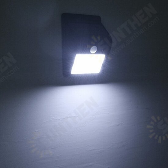 Solar Power 20 LED PIR Motion Sensor Wall Light Waterproof Outdoor Path Yard Garden Security Lamp