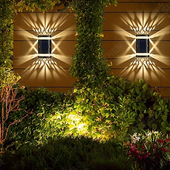 Solar Wall lamp LED Courtyard Garden Wall Light Outdoor Waterproof IP65 Wall Holidays Decoration