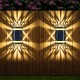 Solar Wall lamp LED Courtyard Garden Wall Light Outdoor Waterproof IP65 Wall Holidays Decoration