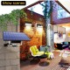 Upgraded LED Solar Pendant Lights Outdoor Indoor Auto On Off Solar Lamp for Garden Yard Home Kitchen with Pull Switch and 3m Line