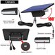 Upgraded LED Solar Pendant Lights Outdoor Indoor Auto On Off Solar Lamp for Garden Yard Home Kitchen with Pull Switch and 3m Line