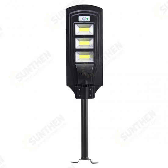 100/200/300COB LED Solar Street Light PIR Motion Sensor Outdoor Wall Lamp+Remote Control