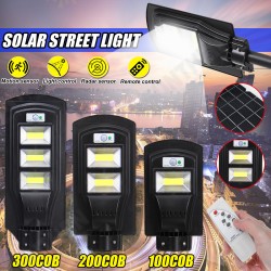 100/200/300COB LED Solar Street Light PIR Motion Sensor Outdoor Wall Lamp+Remote Control 100/200/300COB LED Solar Street Light PIR Motion Sensor Outdoor Wall Lamp+Remote Control