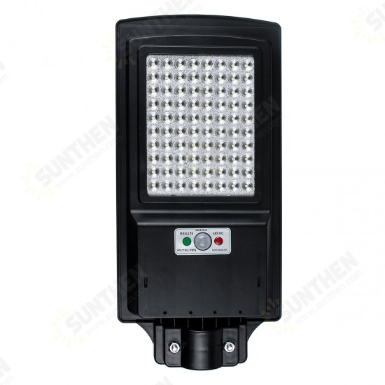 100W LED Solar Street Light Motion Sensor Power Panel Wall Lamp Outdoor Garden IP65 Decor with Remote Control