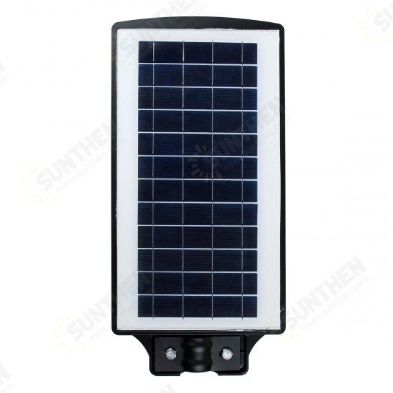 100W LED Solar Street Light Motion Sensor Power Panel Wall Lamp Outdoor Garden IP65 Decor with Remote Control