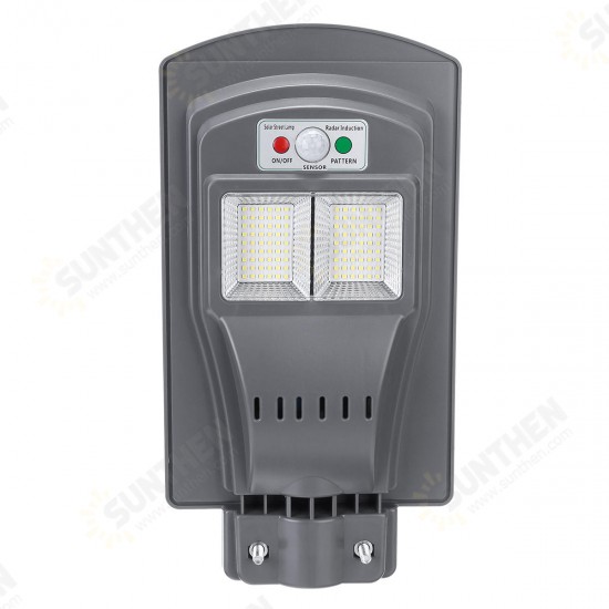 108/216/324LED Solar Street Light Motion Sensor Garden Wall Lamp with Remote Controller