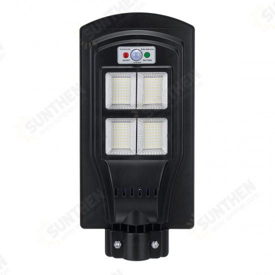 108/216/324LED Solar Street Light Motion Sensor Garden Wall Lamp with Remote Controller