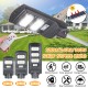 120/240/360W LED Wall Street Light Solar Power Motion Sensing Lamp Garden Remote