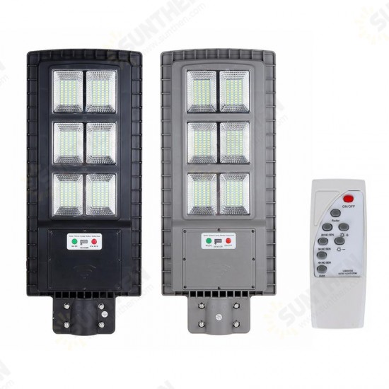 120W 240 LED Solar Street Light PIR Motion Sensor Wall Timing Lamp with Remote