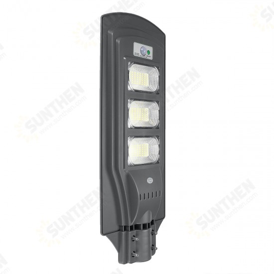 120W LED Solar Powered Wall Street Light PIR Motion Outdoor Garden Lamp