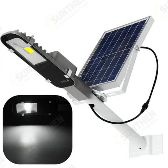 12W Solar Powered LED COB Light-controlled Sensor Street Road Light Waterproof for Outdoor Garden