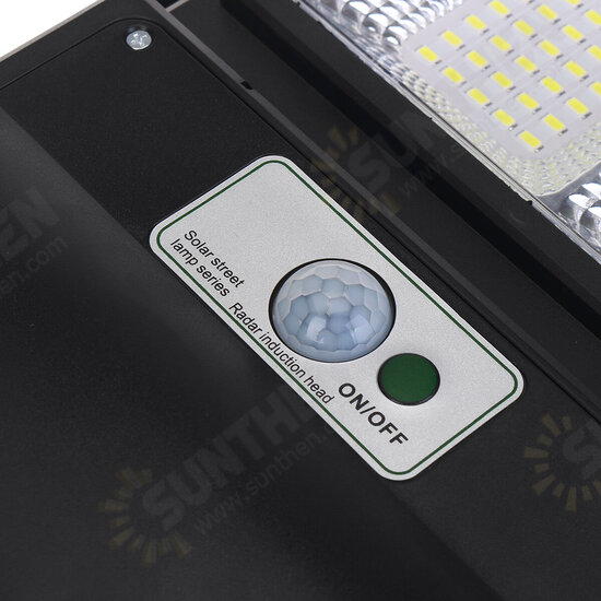 140/210/280LED 60/90/120W Solar Street Light Outdoor Induction Sensor Garden Lamp+Remote