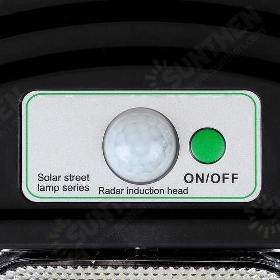 150/300/450LED Solar Light Black Shell Street Lamp 2835SMD Waterproof PIR Motion Sensor Garden Lighting