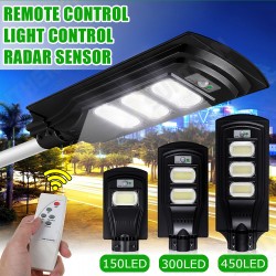 150/300/450LED Solar Light Sensor Timing Control+Light Control Garden Yard Street Lamp with Remote Control 150/300/450LED Solar Light Sensor Timing Control+Light Control Garden Yard Street Lamp with Remote Control