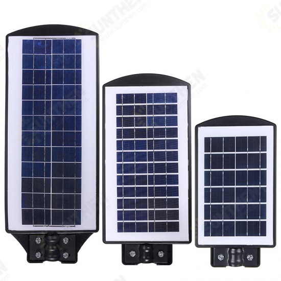 150/300/450LED Solar Street Light PIR Motion Sensor Wall Lamp With Remote Waterproof