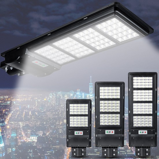 160/240/320LED Solar Powered Light Outdoor Wall Street Lamp Motion Sensor Outdoor
