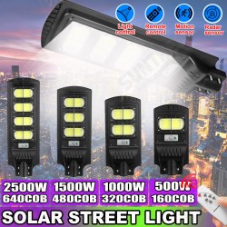 160/320/480/640COB LED Solar Street Light PIR Motion Sensor Outdoor Wall Lamp With Remote Control 160/320/480/640COB LED Solar Street Light PIR Motion Sensor Outdoor Wall Lamp With Remote Control