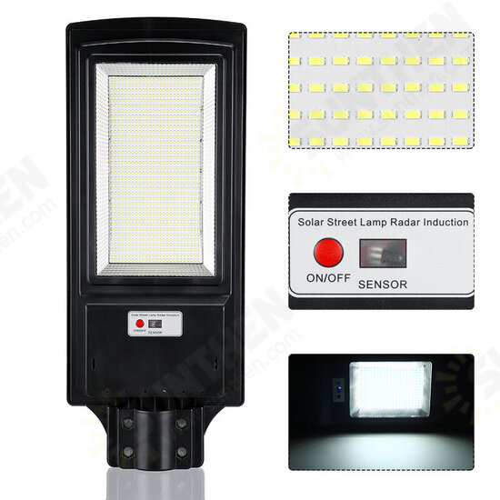 2000W/3500W LED Solar Street Light PIR Motion Sensor Outdoor Wall Lamp+Remote