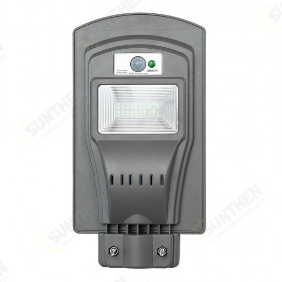 20W 40 LED Solar Motion Activated Sensor Wall Street Light for Outdoor