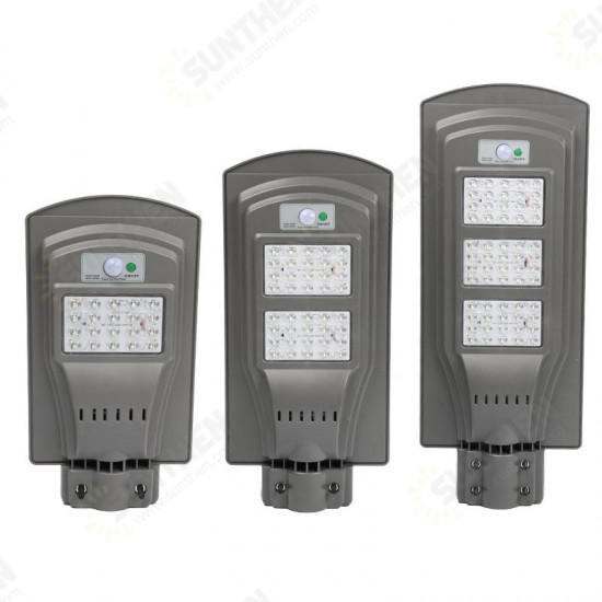 20W 40W 60W LED Solar PIR Motion Activated Sensor Wall Street Light Outdoor Lamp