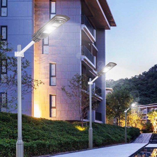 20W 40W 60W Solar Powered PIR Motion Sensor Street Lamp Outdoor Garden Yard Light