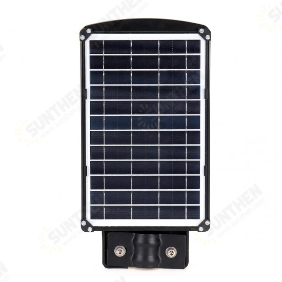 20W Waterproof Solar Street Light Outdoor without Mounting Pole, Light Control + Motion Sensor Solar Floodlight Security Wall Lamp