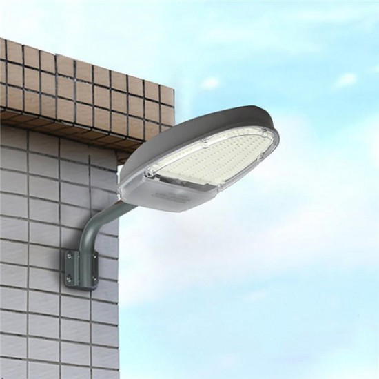 24W Light Control Motion Sensor 144 LED Road Street Lights Flood Lamp for Outdoor Yard AC85-265V