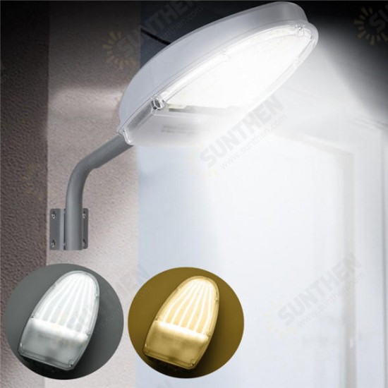 24W Light Control Motion Sensor 144 LED Road Street Lights Flood Lamp for Outdoor Yard AC85-265V