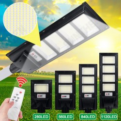 280/560/840LED Solar Street Light Timing+Light Control Waterproof Sensor Wall Lamp 280/560/840LED Solar Street Light Timing+Light Control Waterproof Sensor Wall Lamp