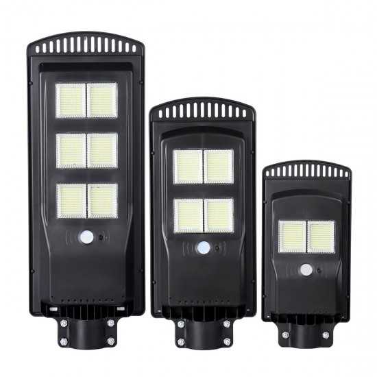 286/572/858LED Solar Street Light Motion Sensor Outdoor Wall Lamp with Timing Function + Remote Control