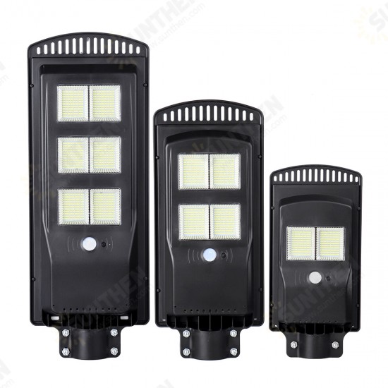 286/572/858LED Solar Street Light Motion Sensor Outdoor Wall Lamp with Timing Function + Remote Control