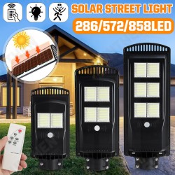 286/572/858LED Solar Street Light Motion Sensor Outdoor Wall Lamp with Timing Function + Remote Control 286/572/858LED Solar Street Light Motion Sensor Outdoor Wall Lamp with Timing Function + Remote Control