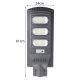 300/600/900W 150/300/450 LED Solar Street Light PIR Motion Sensor Outdoor Wall Lamp+Remote