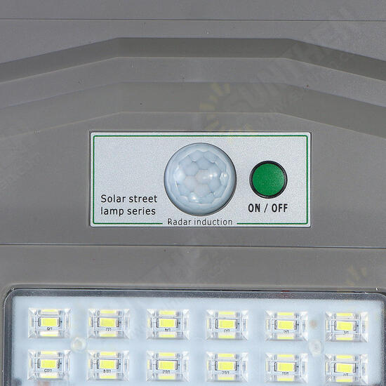 30W 60W 90W LED Solar Street Light Human Body Induction + Low Light Mode White Light