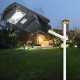 30W LED Solar Light PIR Induction Outdoor Street Wall Lamp + Remote Control