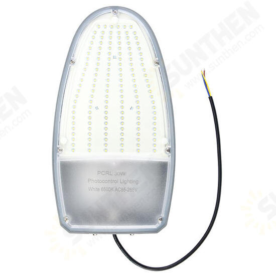 30W Light Control LED Road Street Light for Outdoor Garden Spot Security AC85-265V