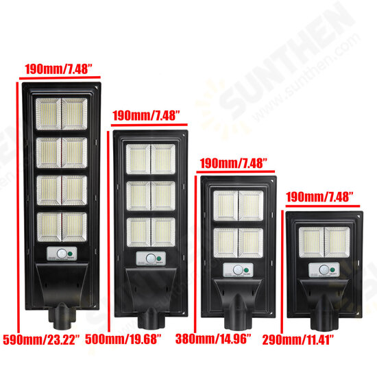 320/640/960/1280LED Solar PIR Motion Super Bright Street Light Outdoor Garden Wall Mounted Lamp