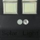 3800W 1152 LED Solar Street Light Motion Sensor Outdoor Garden Wall Lamp+Remote