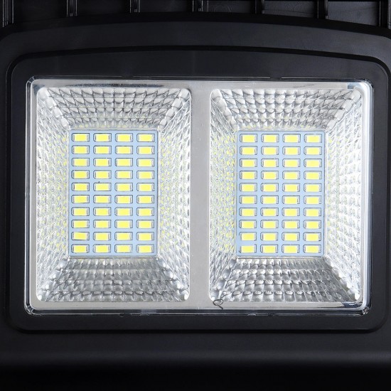 40W 80 LED Solar Street Light PIR Motion Sensor Wall Timing Lamp with Remote