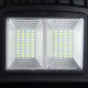 40W 80 LED Solar Street Light PIR Motion Sensor Wall Timing Lamp with Remote