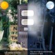 40W Solar Street Light Motion+Light Sensor LED Outdoor Garden Wall Lamp for Park, Garden, Courtyard, Street, Walkway(No Pole)