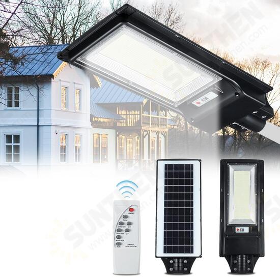 492/966LED Solar Street Light Motion Sensor Outdoor Waterproof Wall Lamp with Remote