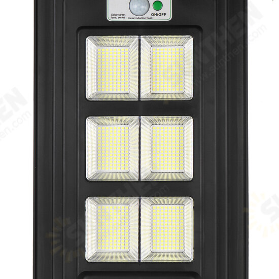 500-2500W 208-624 LED Solar Street Light PIR Motion Sensor Wall Lamp with Remote